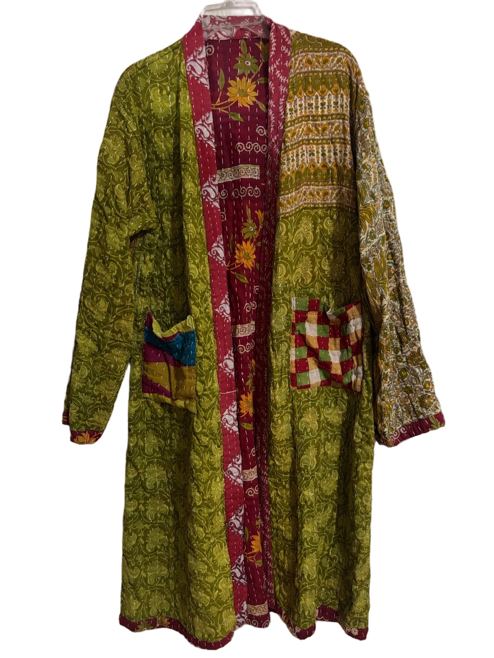 She’s 1 Oak Reversible Kantha Kimono One Size